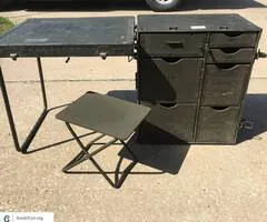 Vintage US Military Field Desk